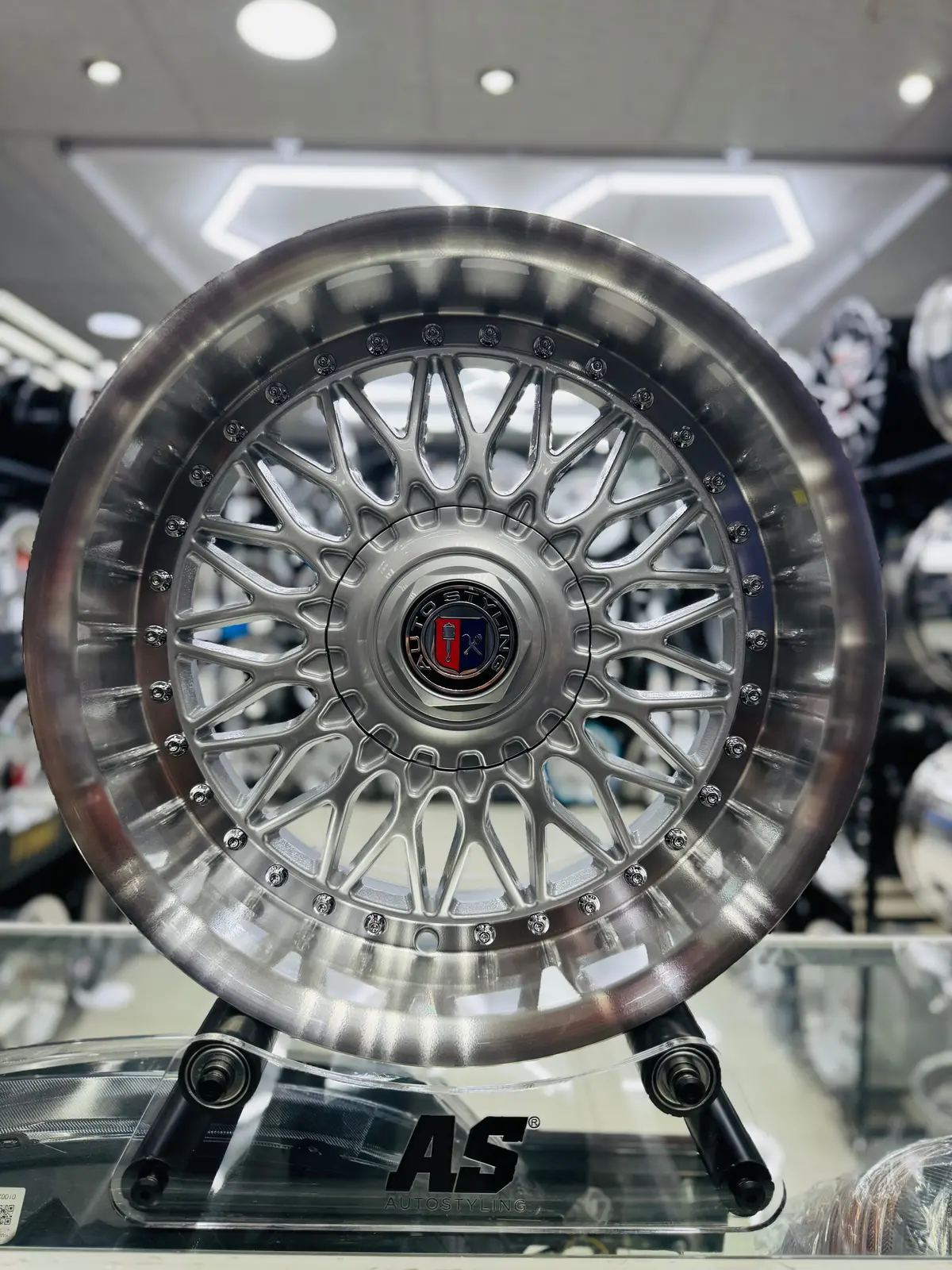 17” As-Scorpion 8/9J 5/120 & 5/112 Silver Studs 1