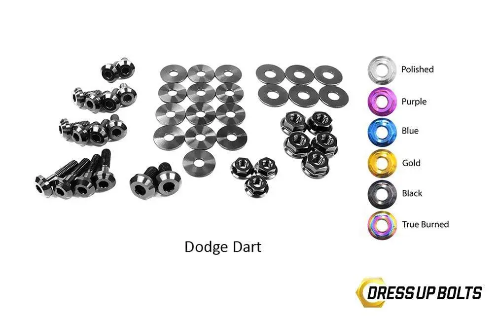 Dodge Dart (2013-2016) Titanium Dress Up Bolts Engine Bay Kit 6