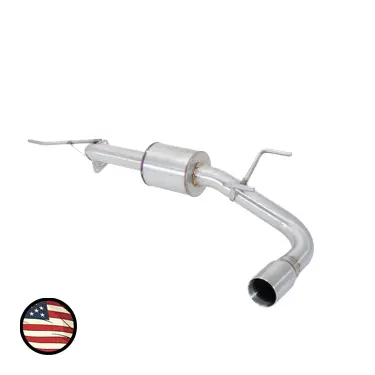 Axleback Exhaust - 2013-2017 Crosstrek Xv - 5" Muffler - Single Exit - 3" Double Wall Tip 1