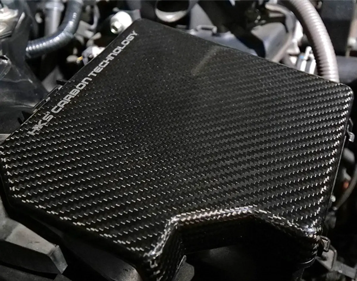 Hks 13-21 Toyota/Subaru 86/Brz Dry Carbon Fuse Box Cover (Exc. 2016+ Mt) 1
