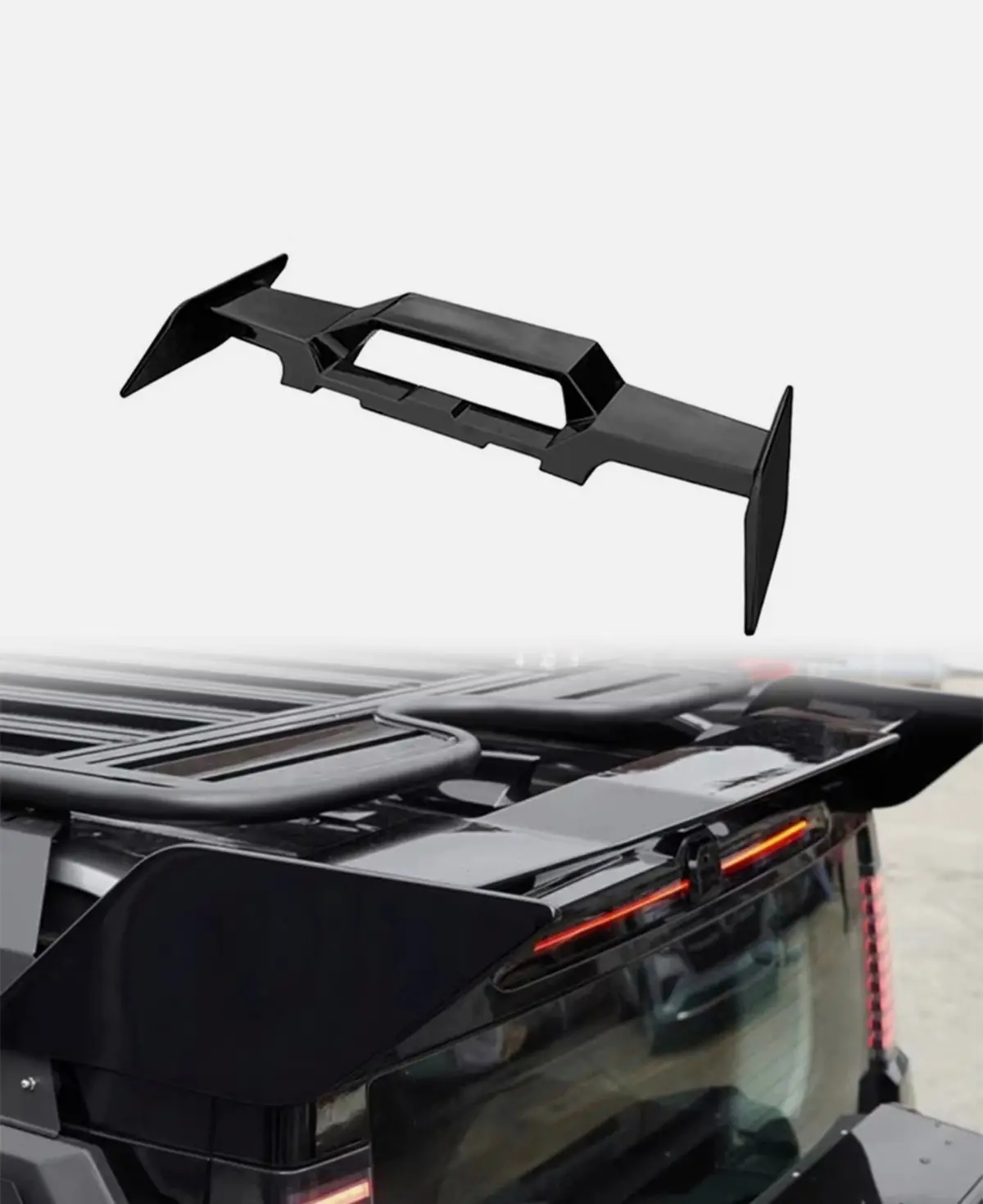 Jetour T2 (25-On) Gloss Black Aero Sport Style Roof Spoiler Wing 1