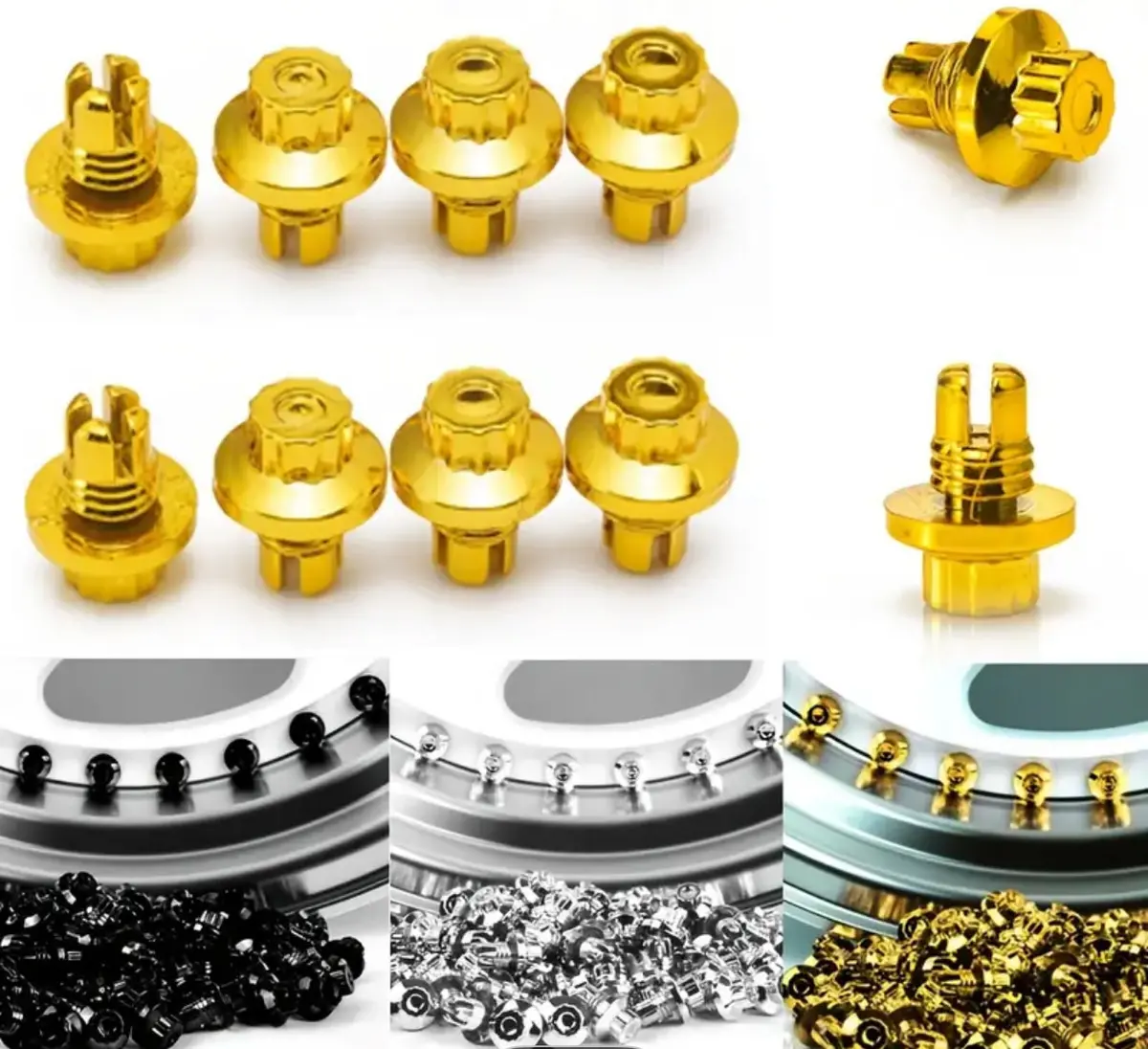 Plastic Rim Studs / Rivets 1