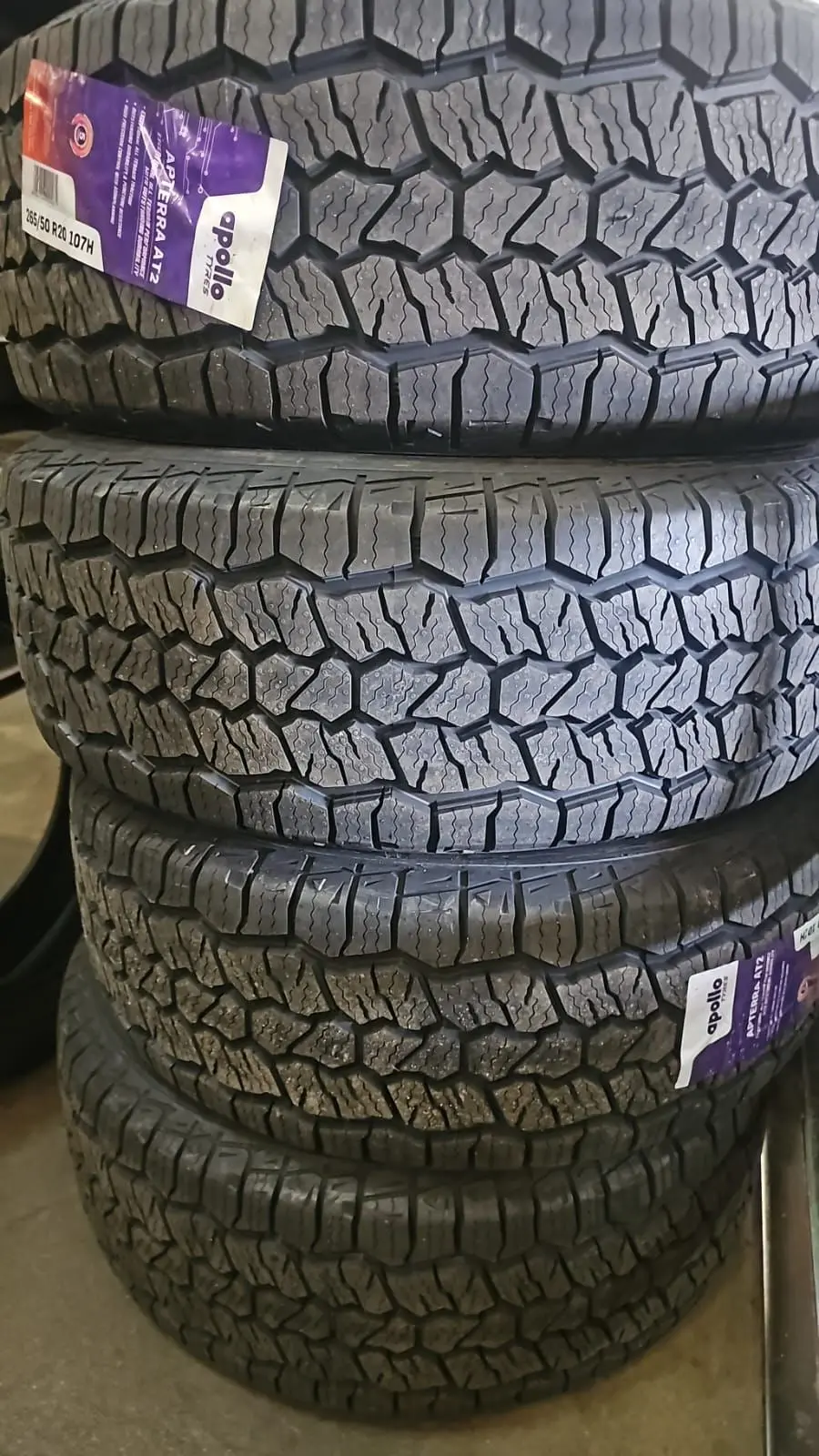 265/50/20 Apollo Apterra At2 Tyres 1