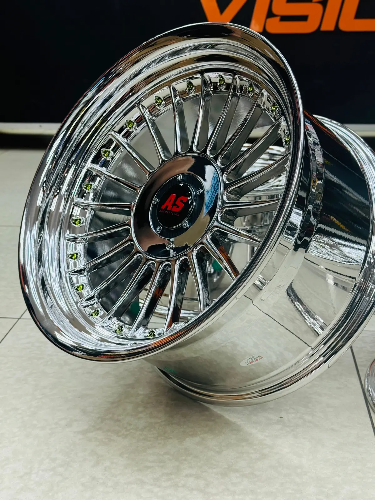 17'' As-Pina Chrome  4/100 &  5/100 1