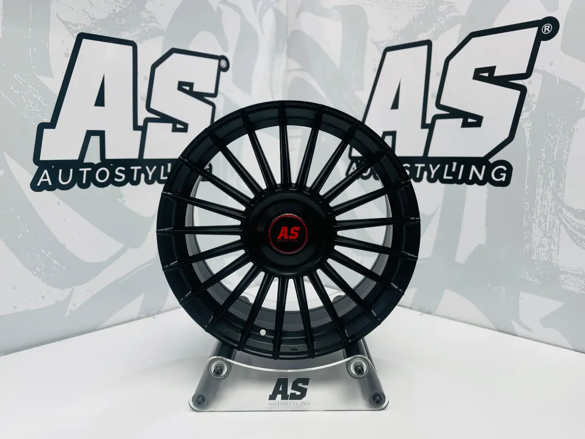17” A-Line Le Mans 5X100 & 5X108 Rims Black 1