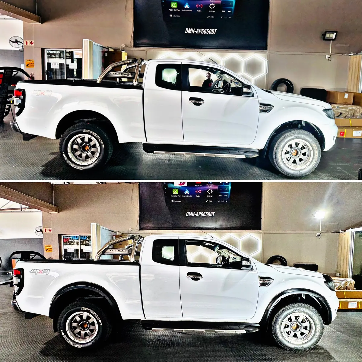 Ranger Matt Black Slim Wheel Arches 2