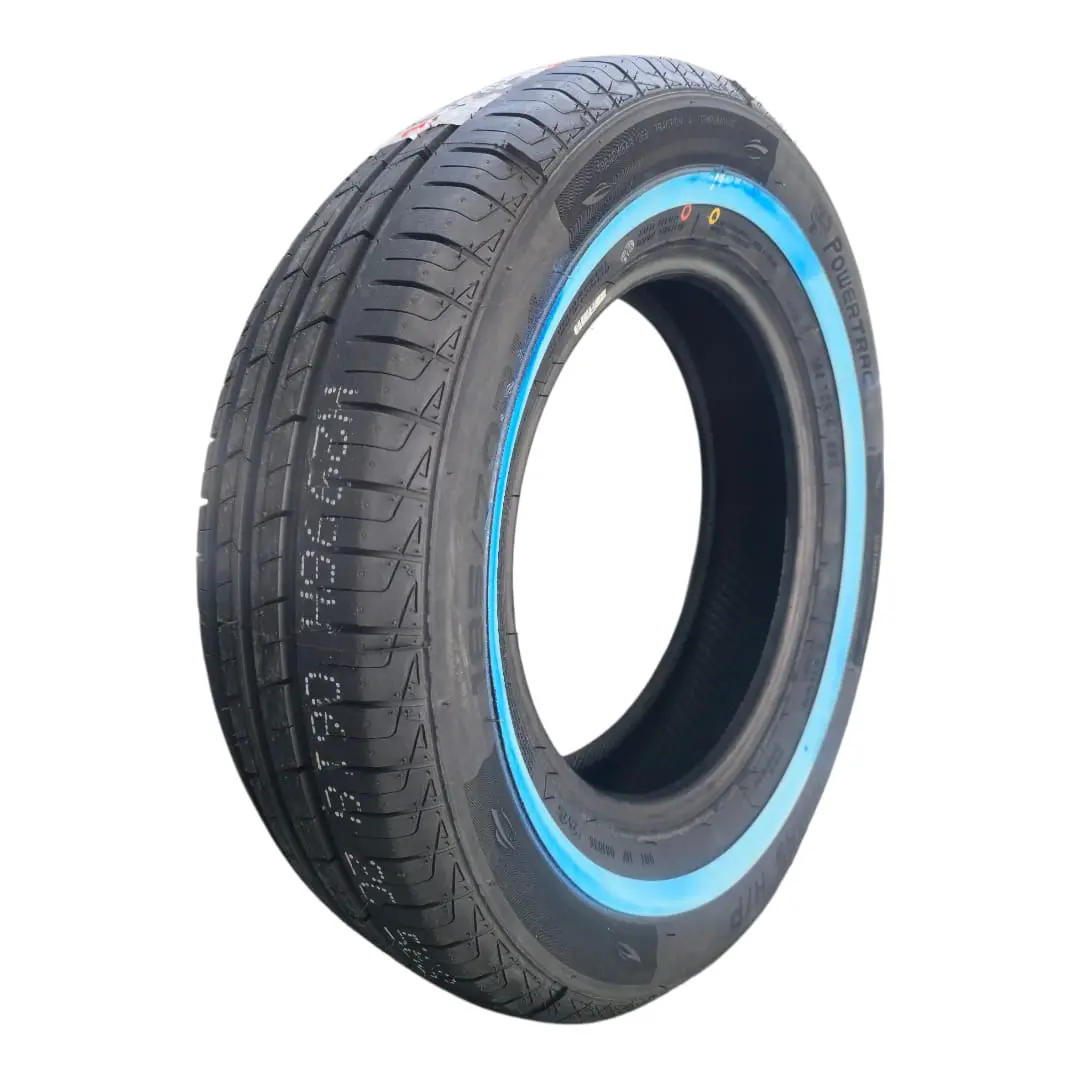 185/70/14 Powertrac White Wall Tyres 1