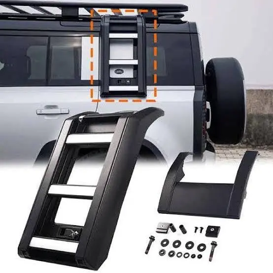 Landrover Defender 110 Roof Side Ladder 1