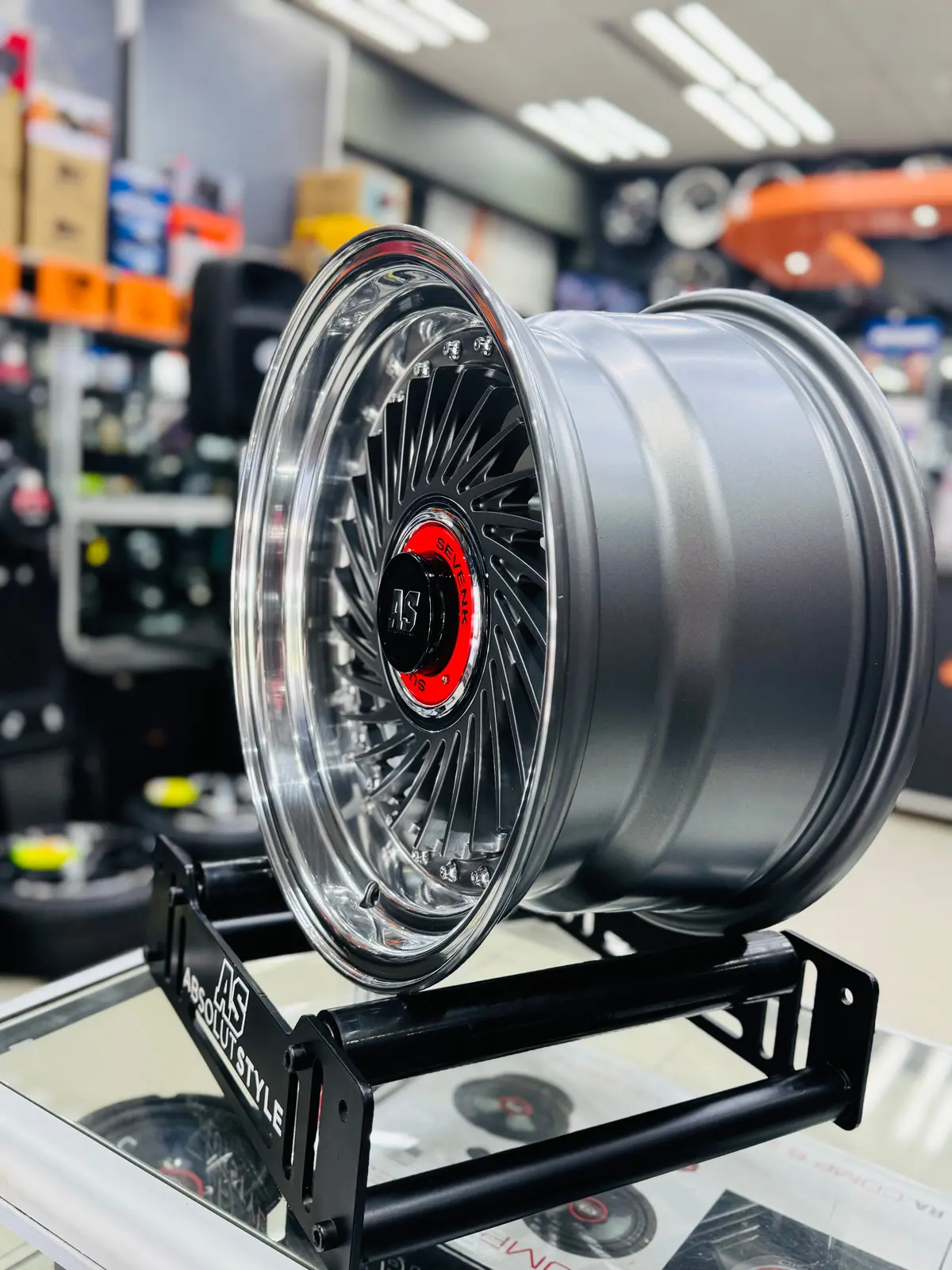 15” As-Superfin 4/100 & 4/114 Matt Grey Wheels 2
