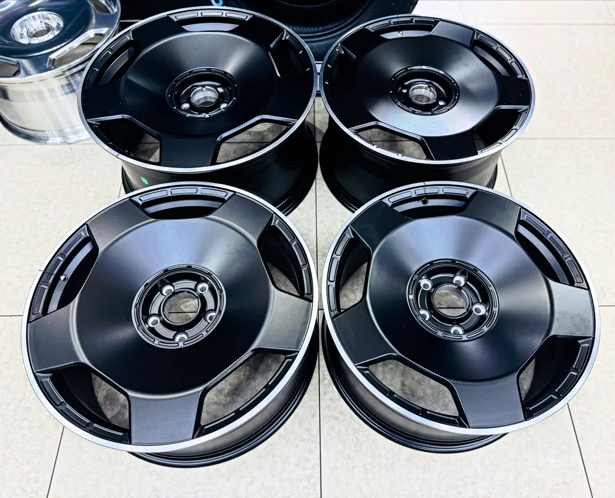 21" Mb 5/112 Forged Matt Black 1
