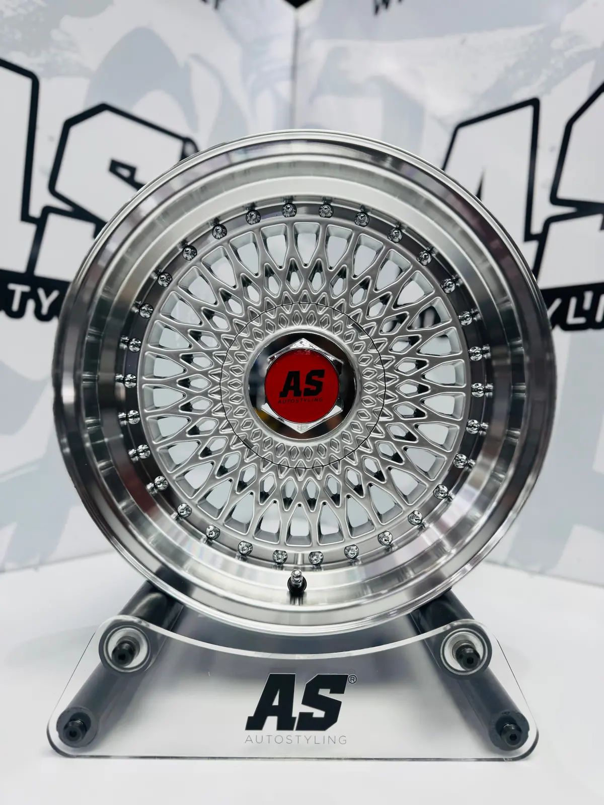 15” As-Supermesh  5X100 & 5X114 Silver 1
