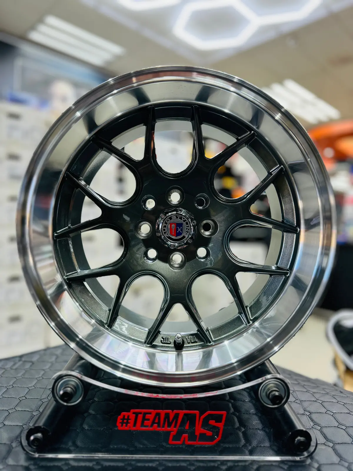 15” As- 7648  4/100 4/114  Gunmetal Wheels 1