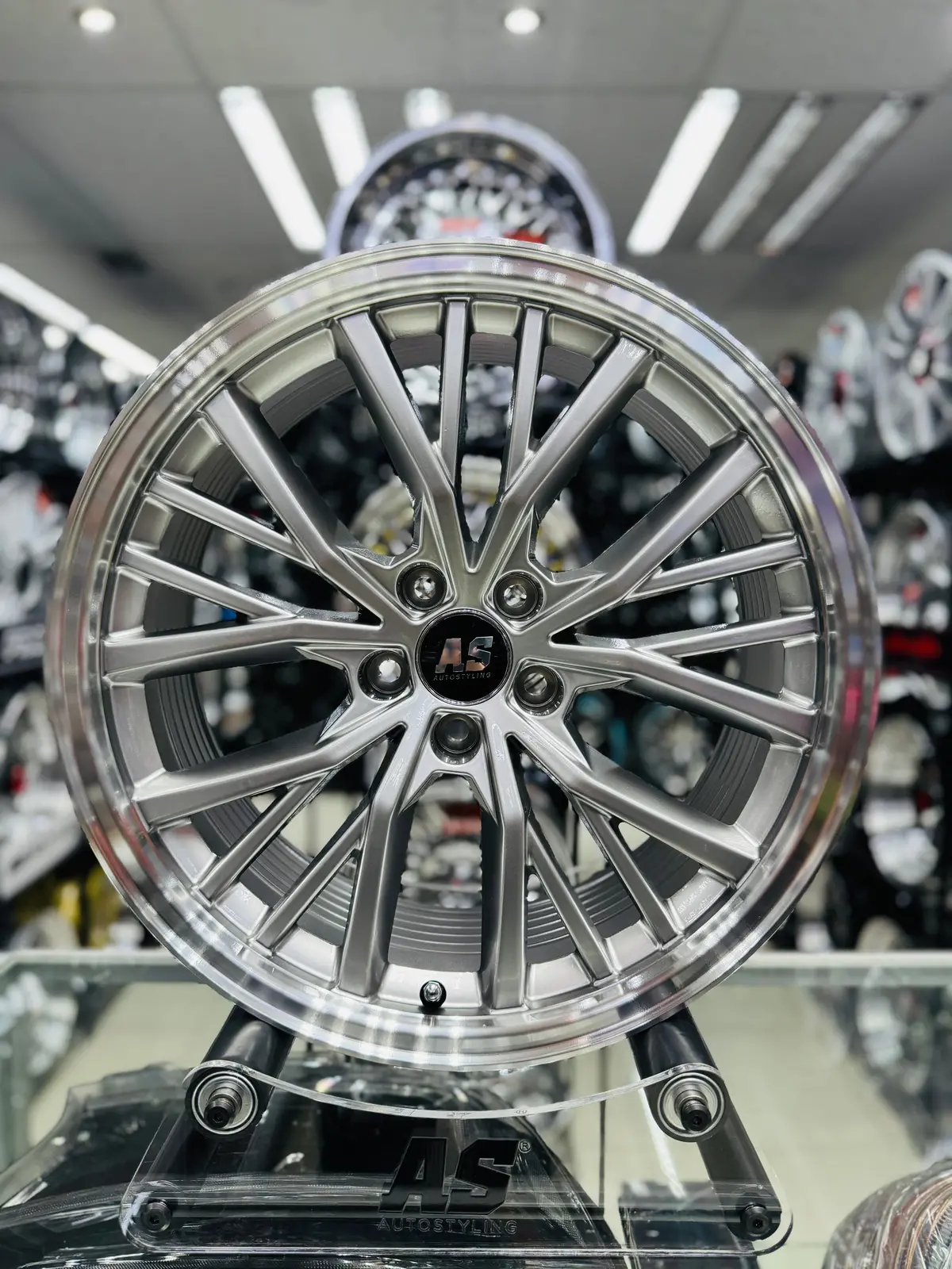 17” As- Gti  Dished 5/100 Silver Rims 1