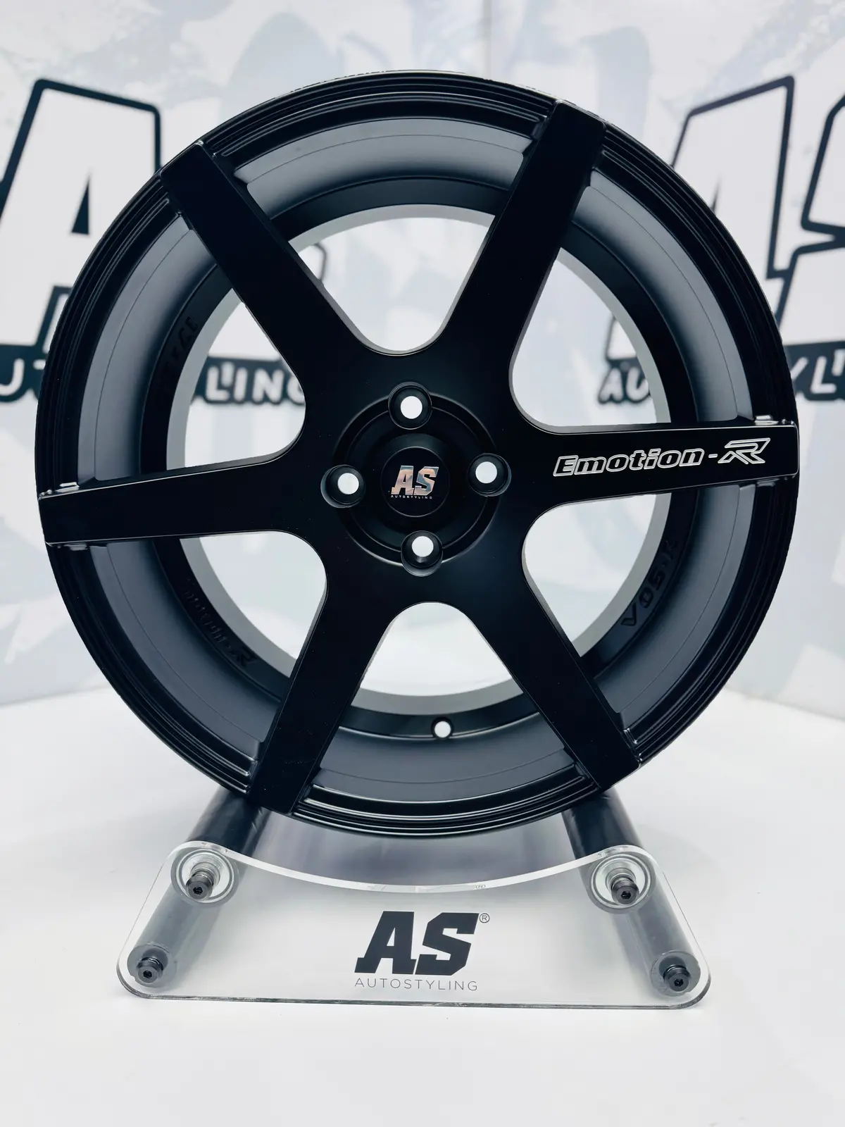 17” As-Evo 4X100 Matt Black Rims 1