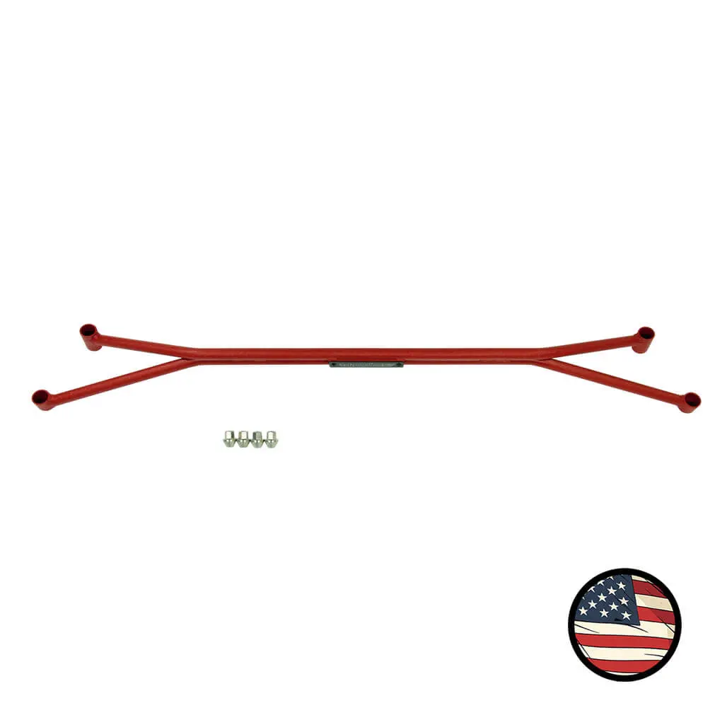 Front Strut Tower Brace - 2014-2018 Forester - Wrinkle Red 1