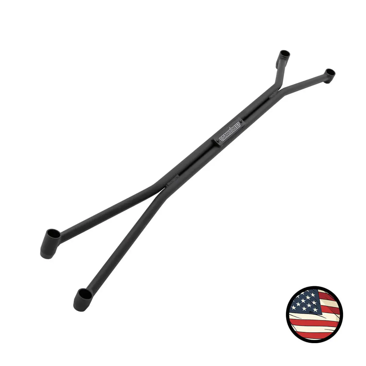 Front Strut Tower Brace - 2013-2017 Subaru Crosstrek Xv / 2012-2016 Impreza Wagon - Wrinkle Black 1