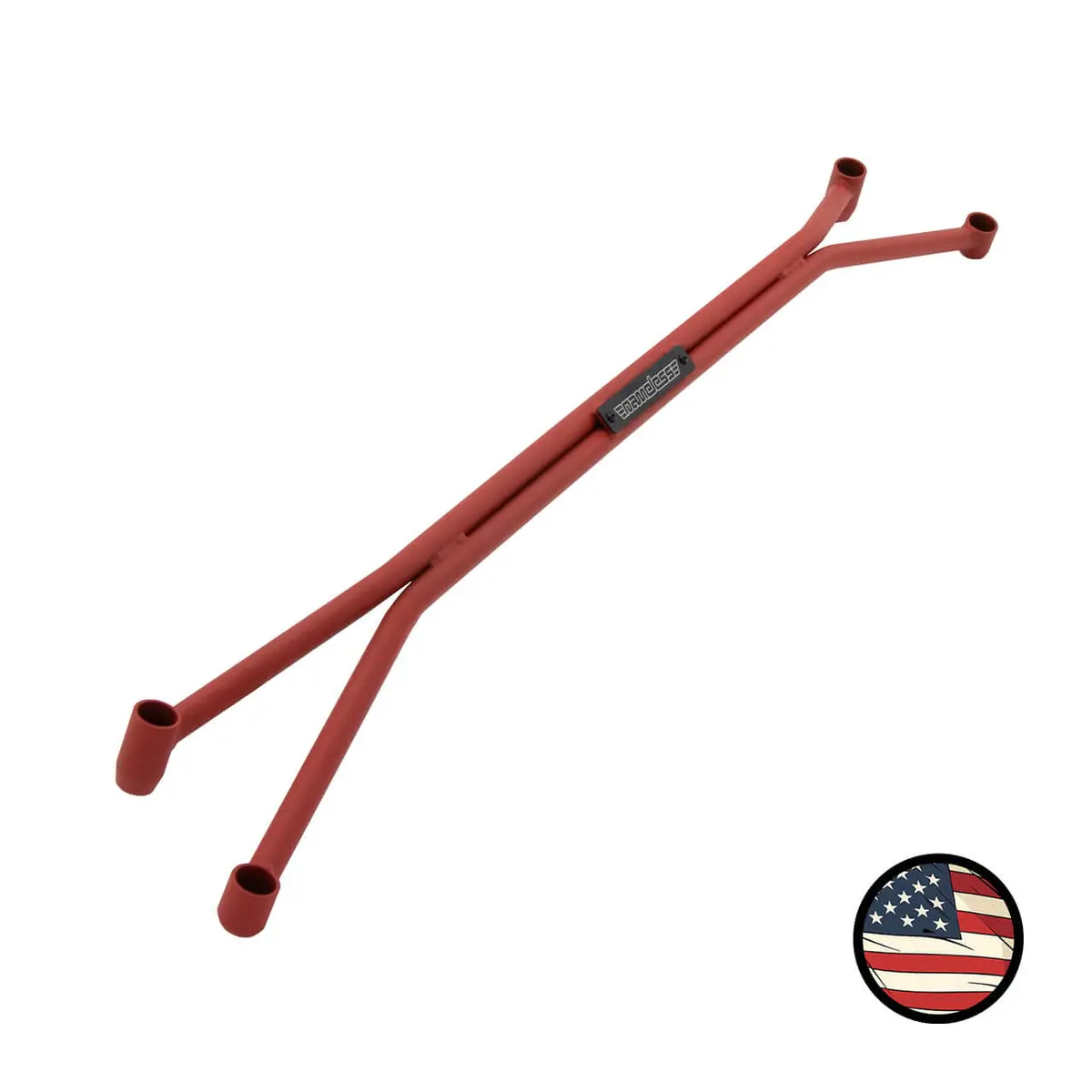 Rear Strut Tower Brace - 2012-2016 Impreza Wagon - Wrinkle Red 1