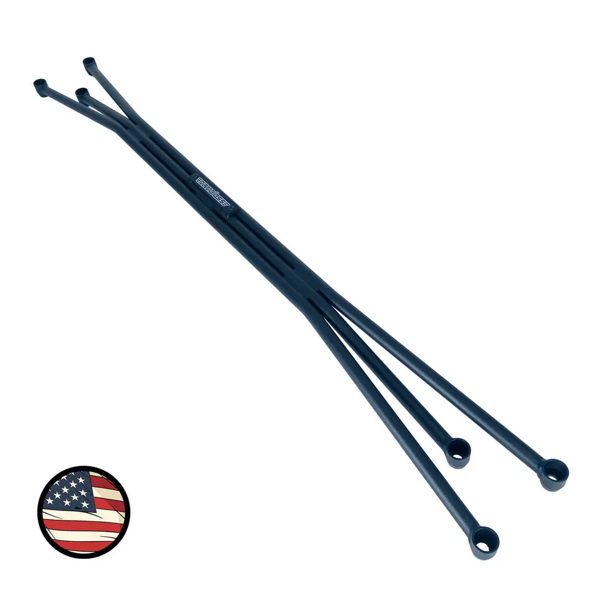 Front Strut Tower Bar - 2016-2020  Kia Optima - Wrinkle Black 1