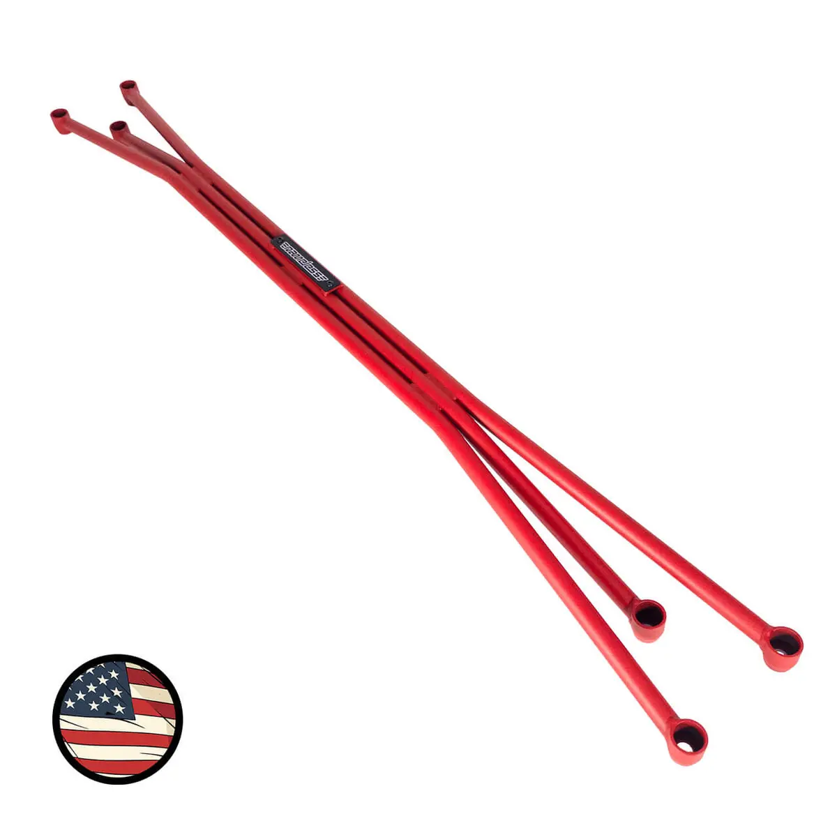 Front Strut Tower Bar - 2011-2015 Kia Optima - Wrinkle Red 1