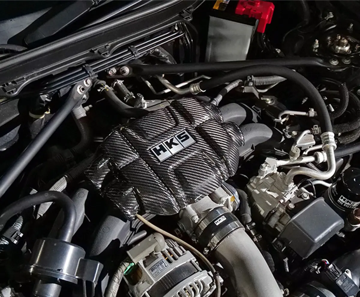 Hks 13-21 Toyota/Subaru 86/Brz Dry Carbon Engine Cover (Exc. 2016+ Mt) 1
