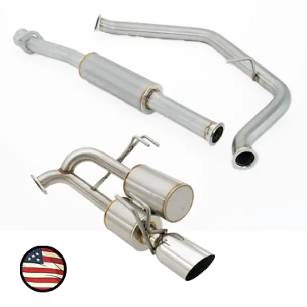 Catback Exhaust - 2019-2024 Forester - Dual Chamber With 5" Muffler - 4" Single Wall Tip 2