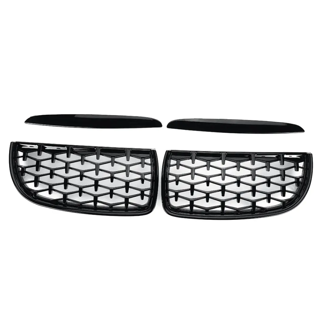 Million Star Kidney Grills Suitable For Bmw E90 05-08  Gloss Blac 1