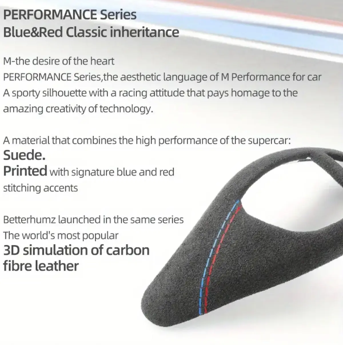 Bmw F30 Gear-Lever Suede Cover 1