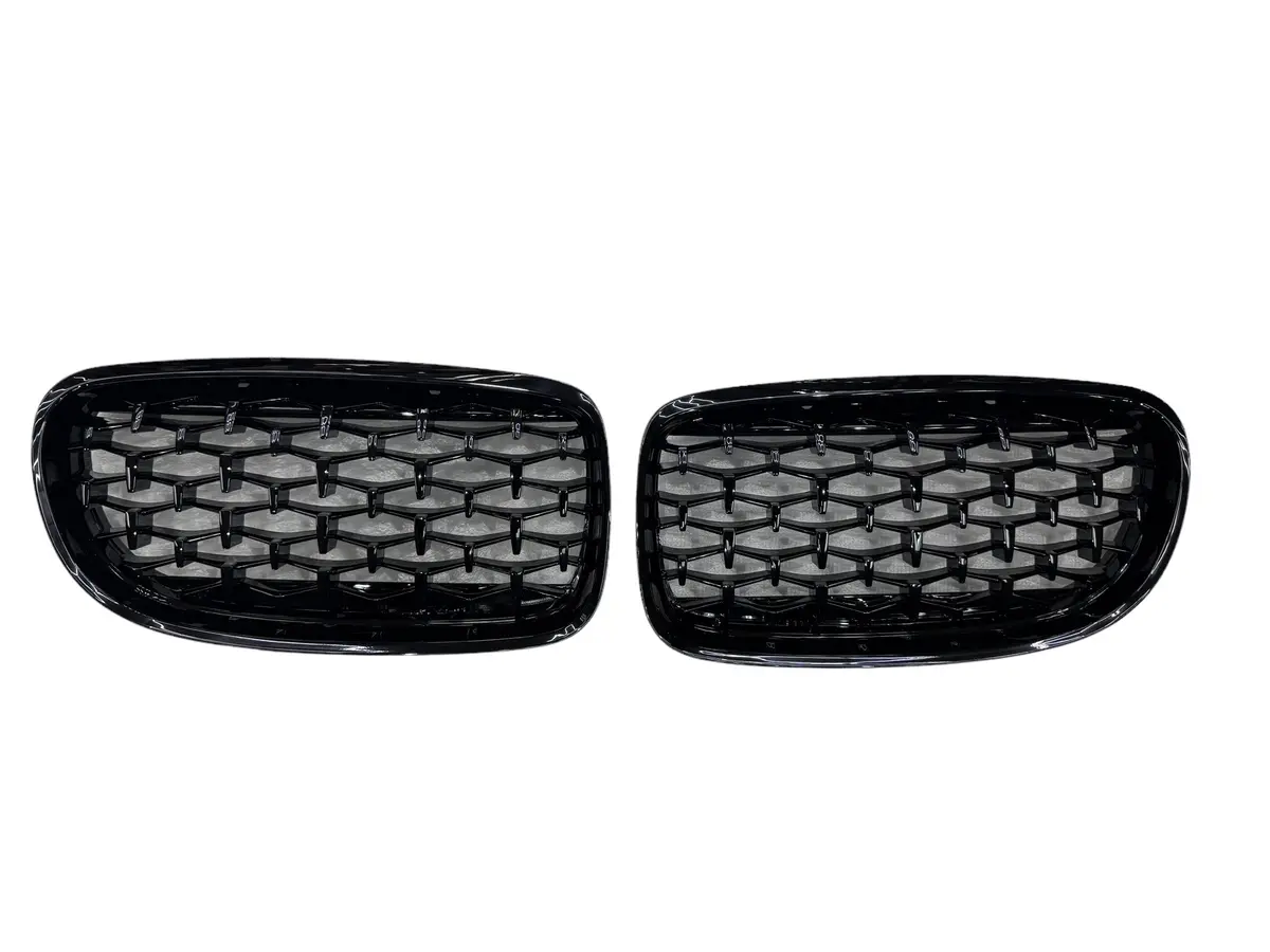 Million Star Kidney Grills Suitable For Bmw E90 09-12 Gloss Blac 1