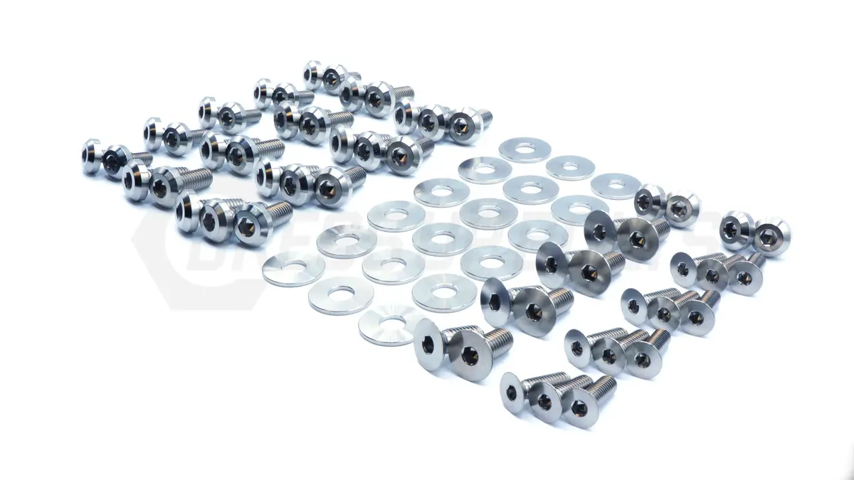 Dress Up Bolts Titanium Hardware Door Kit - Honda Civic Si (2016-2021) 1