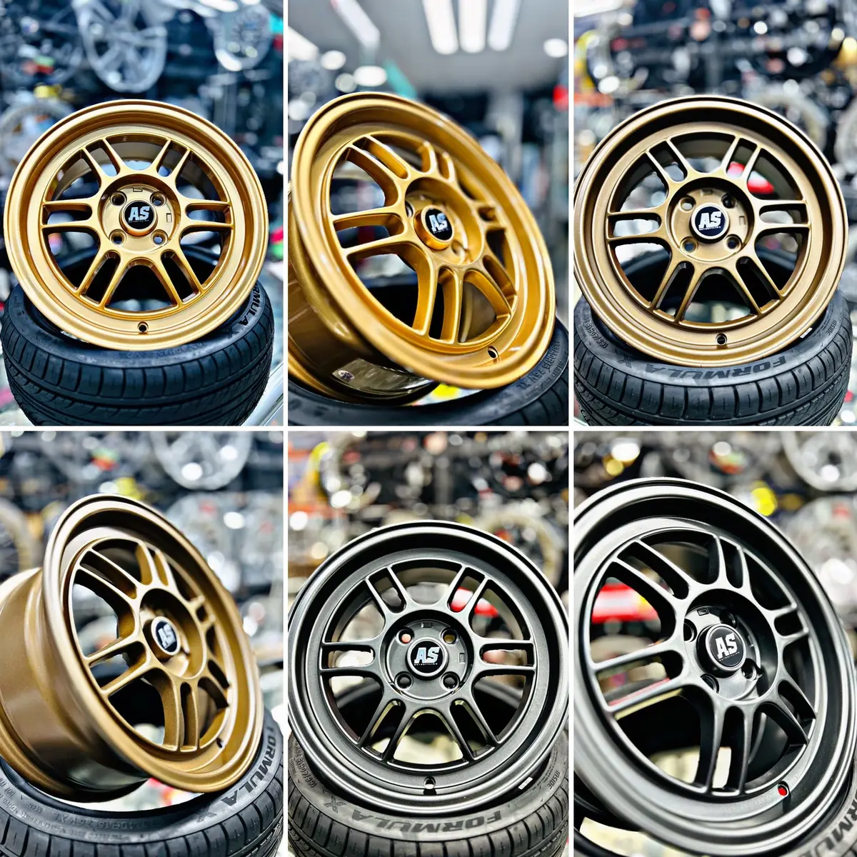 15” As- Enkei 7J 4/100 Wheels 1