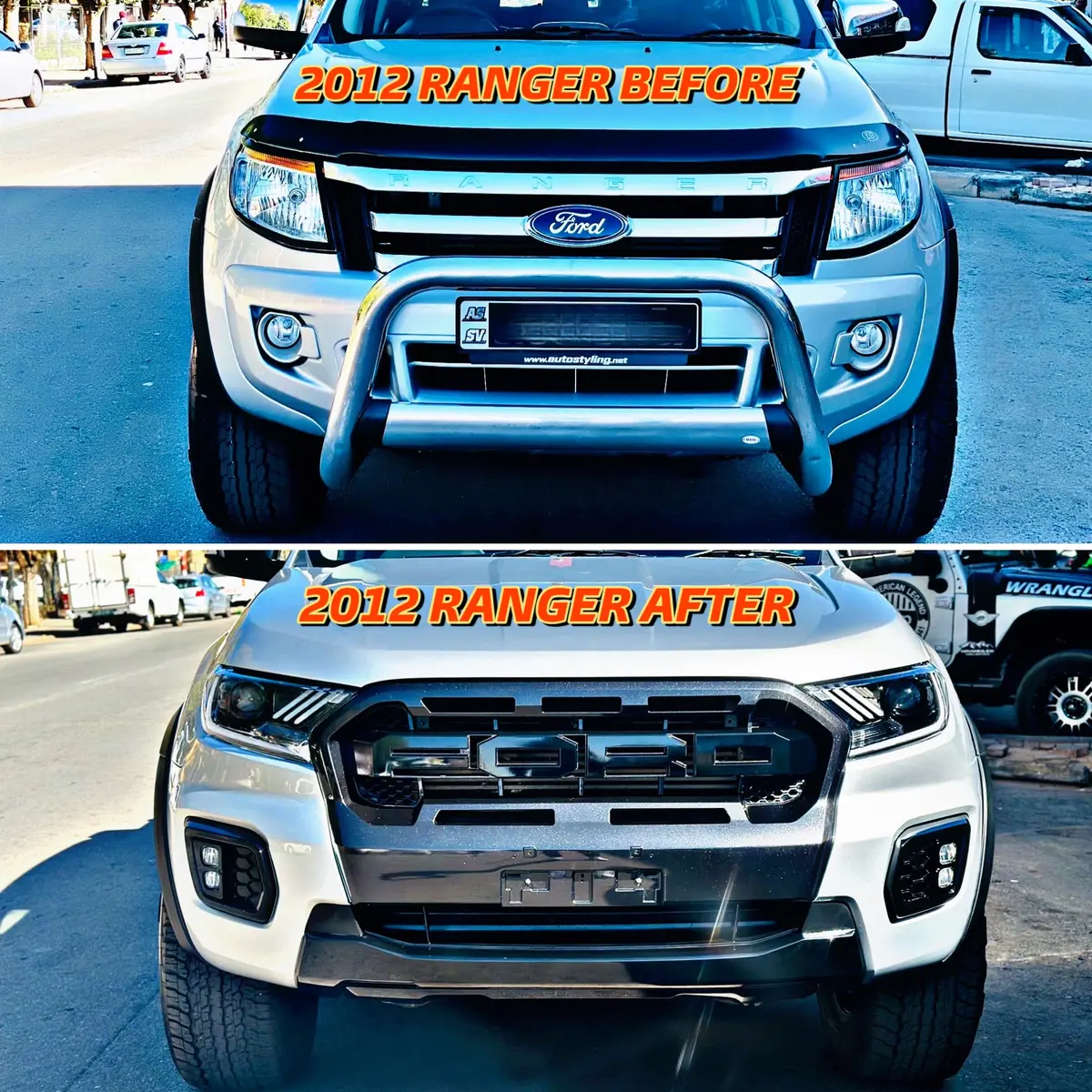 Ford Ranger T6 To T8 Conversion Kit 1