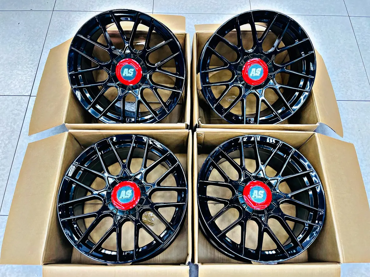 17” As-Rse  Concave 5/100 Gloss Black Wheels 1