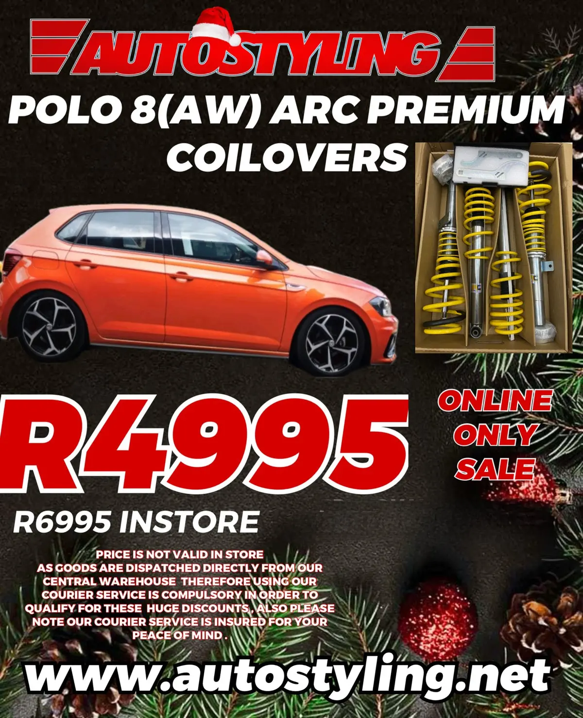 Arc Coilovers Vw Polo 8 (Aw) 2018+ 2