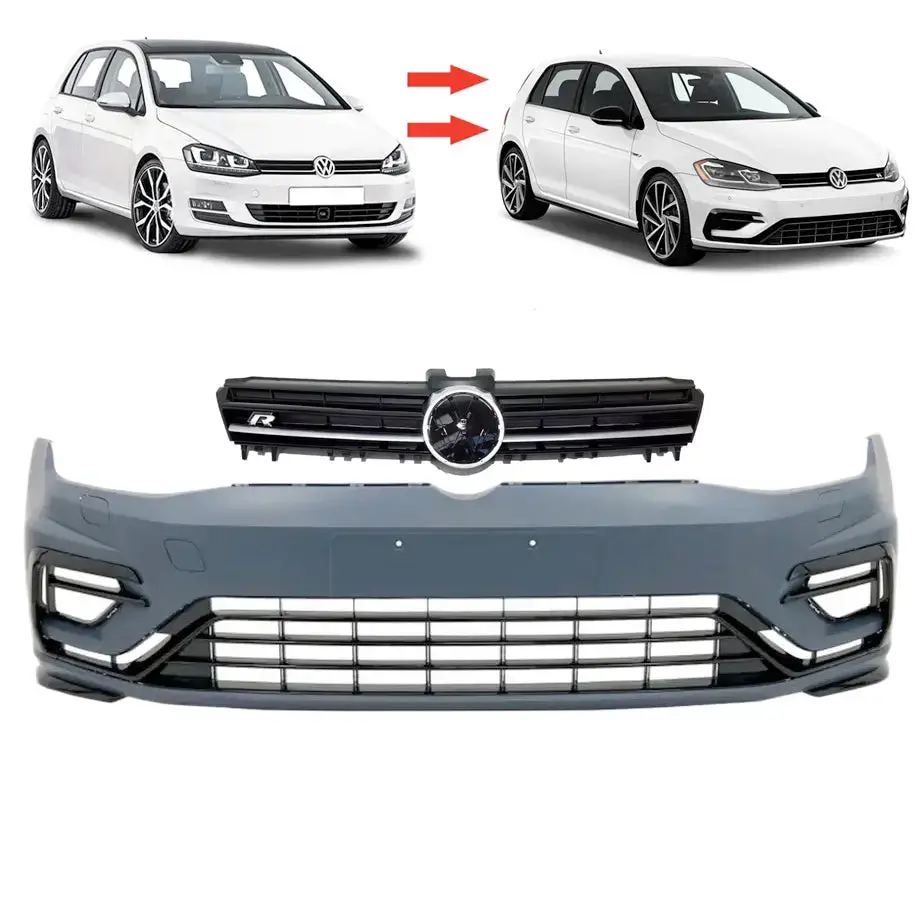 Vw Golf 7 To 7.5 R Front Bumper Upgrade 1