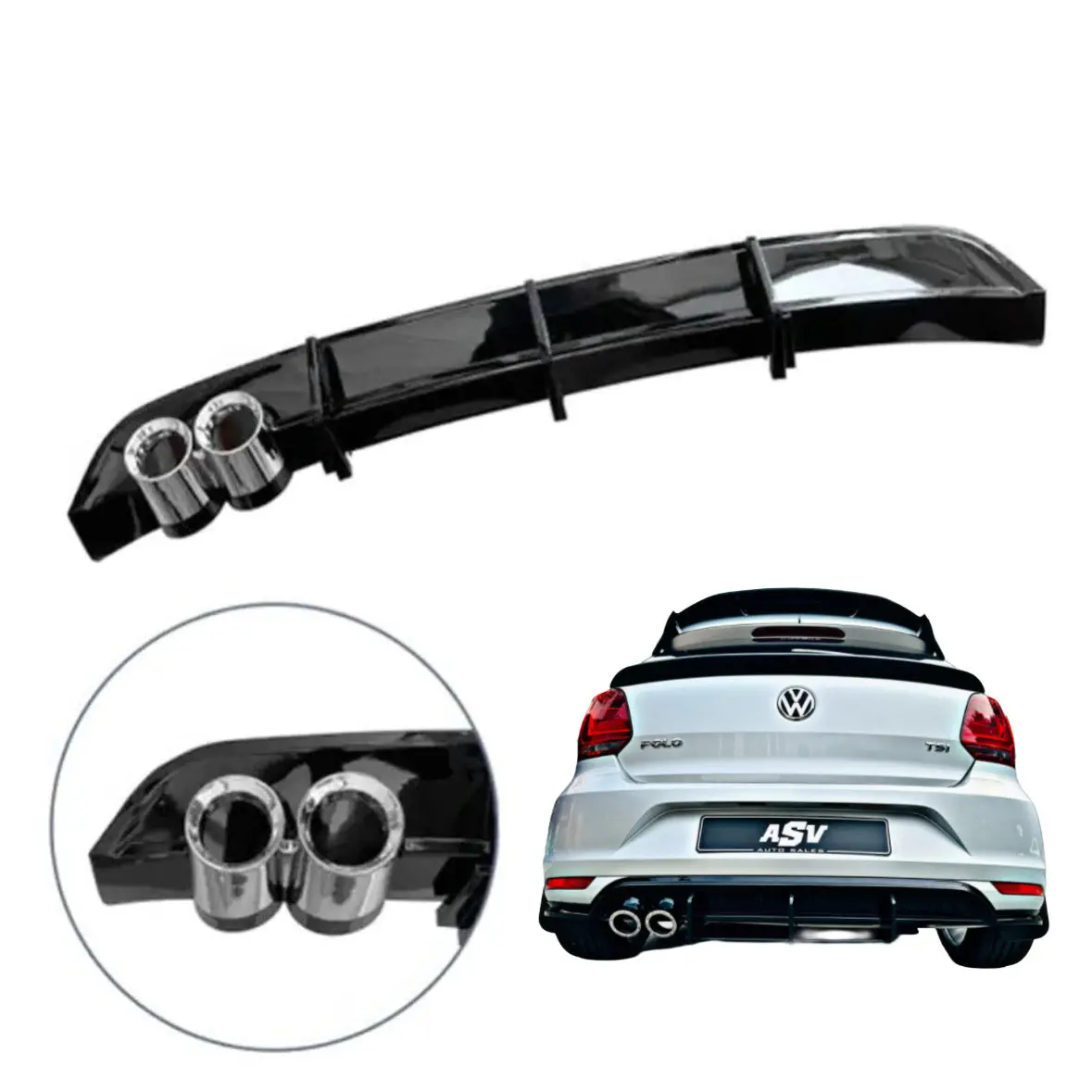 Vw Polo 6 Tsi To Gti Rear Diffuser 1
