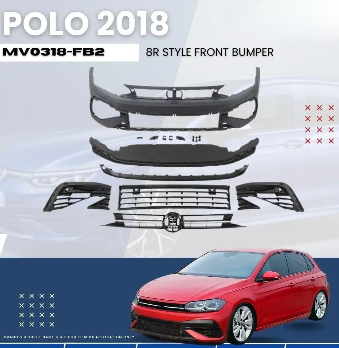Polo 8 2018+ Bumper Golf Mk8r Look Conversion Bumper 1