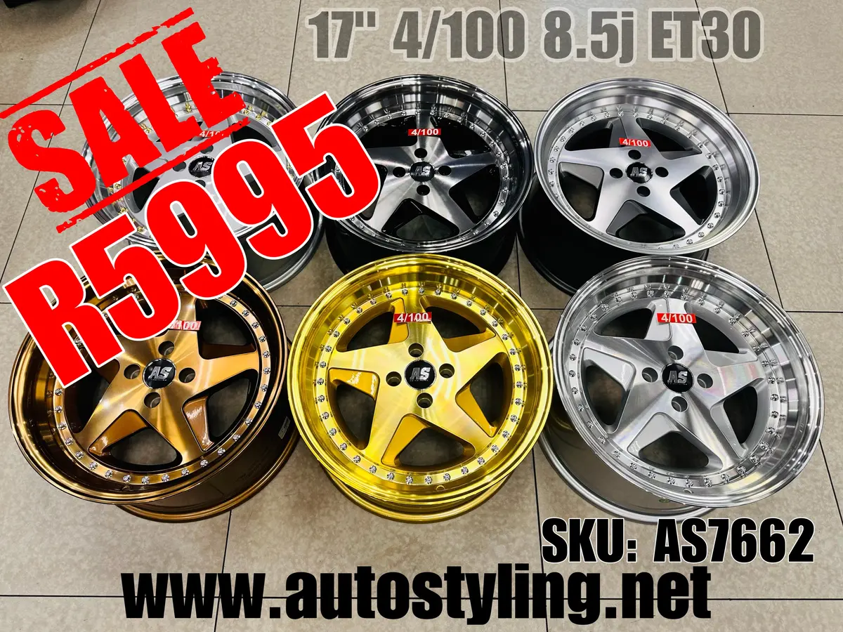 17” As - Rari 348 4X100 & 5X100 Wheels 1