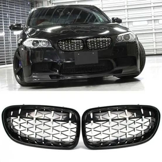 Bmw F10 Pre Facelift Million Star Kidney Grills  With Silver Stars 1