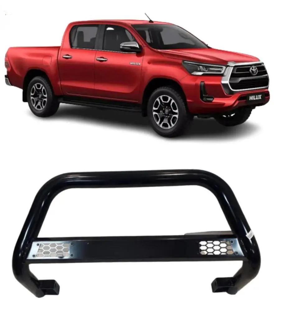 Toyota Hilux  2016+  Nudge Bar Black Mesh 1
