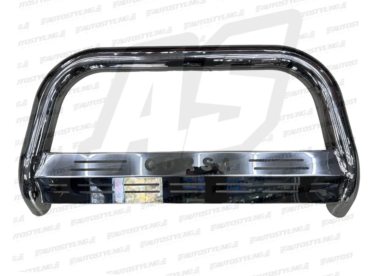Opel Corsa Gama 2006-2011 Nudge Bar Chrome 1