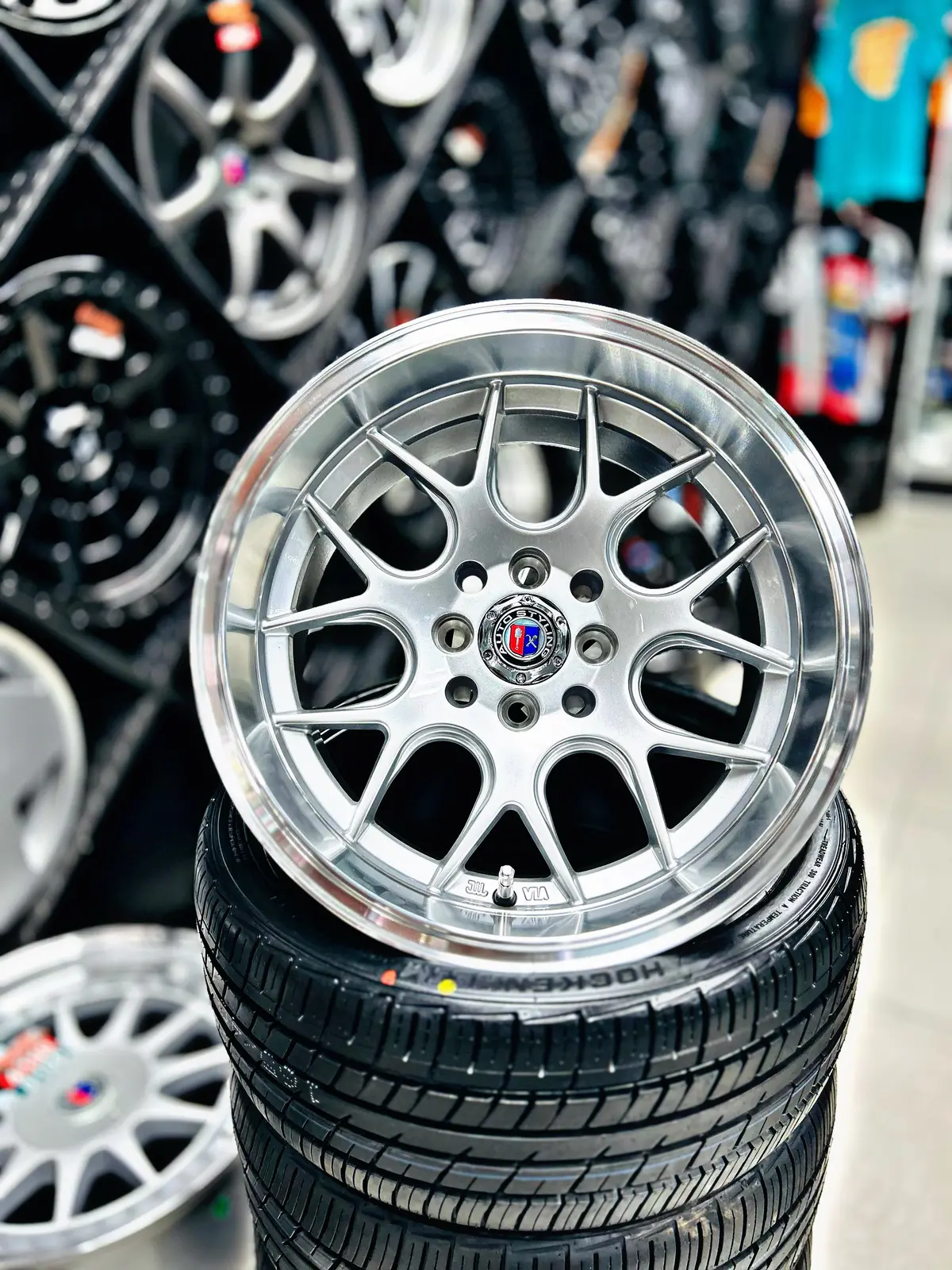 15” As- 7646 4/100 4/114 Silver Wheels 1