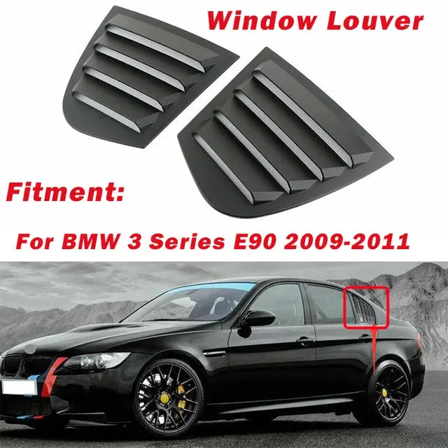Bmw E90  Rear Window Louver 1
