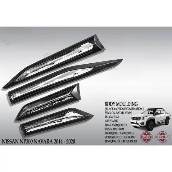 Nissan Navara 2021+ Side Body Cladding 1