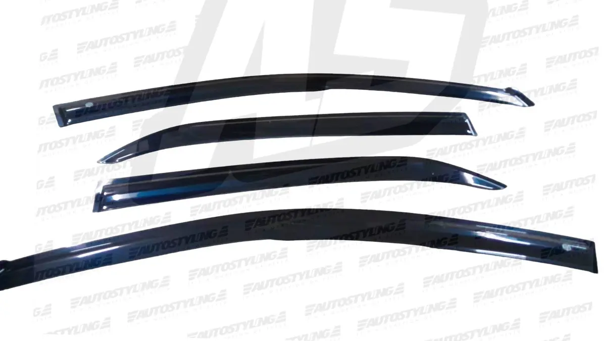 Toyota Hilux 2005+ 4Pce  Gloss Black Mugen Windshields Gloss Black 1