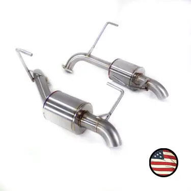 Axleback Exhaust - 2005-2009 Outback Xt/3.0R - 5" Muffler - Turndown Tips 1