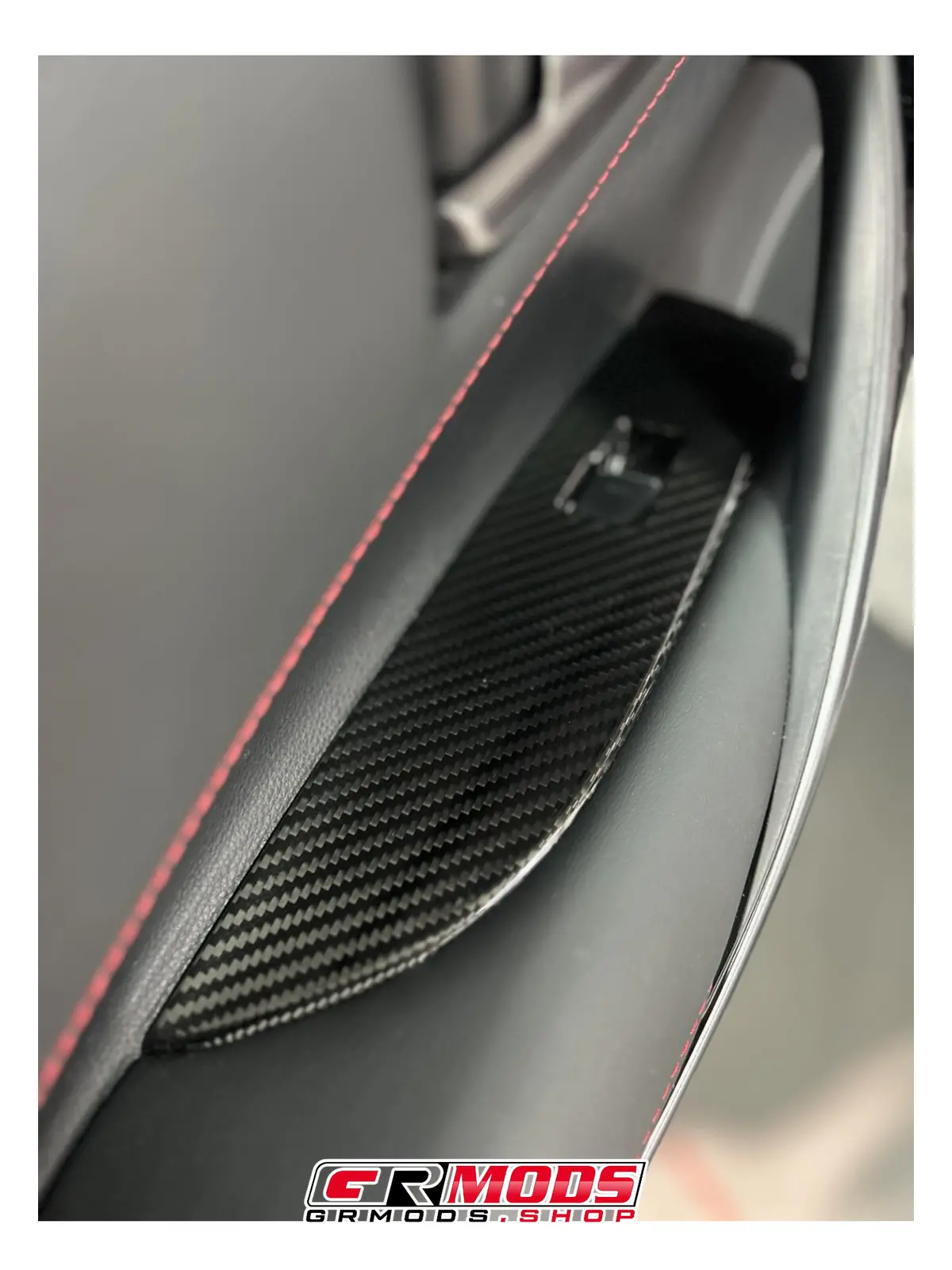 Carbon Fiber Gr Corolla Door Panel Trim/Switch Covers 2