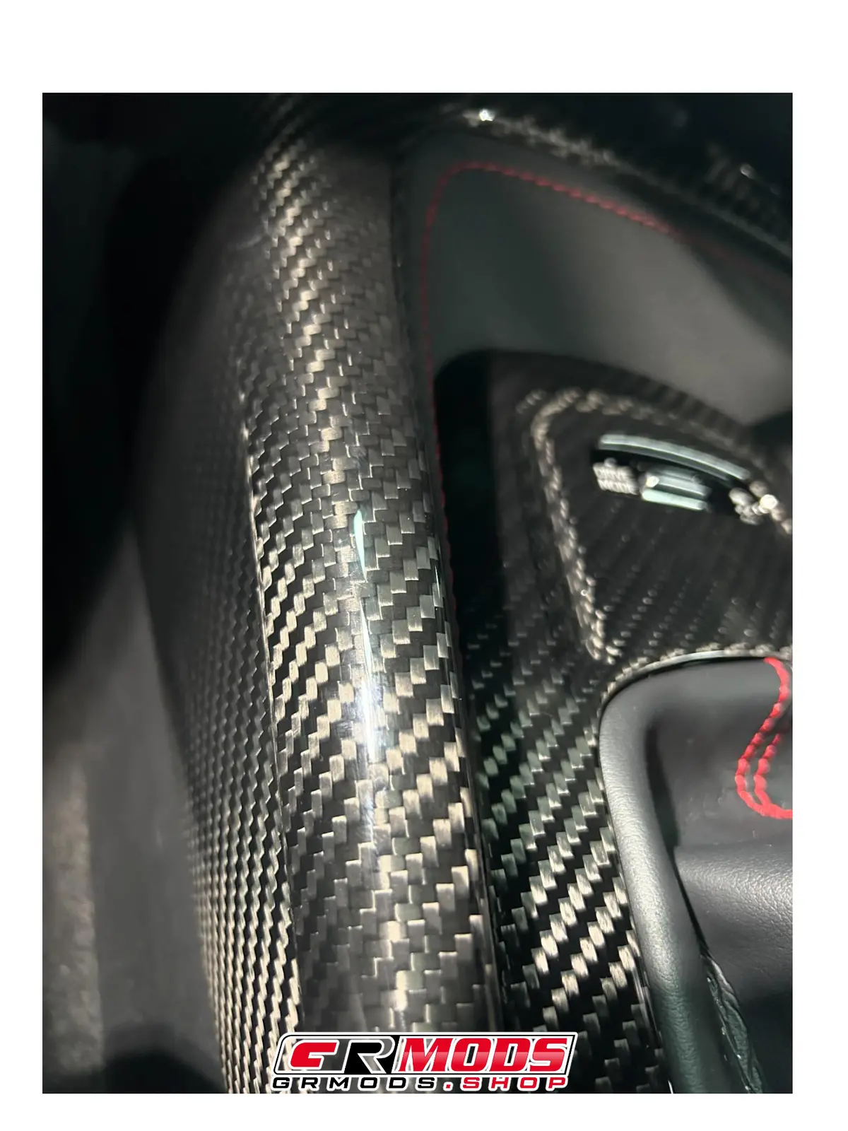Carbon Fiber Gr Corolla Shift Panel Side Cover 2