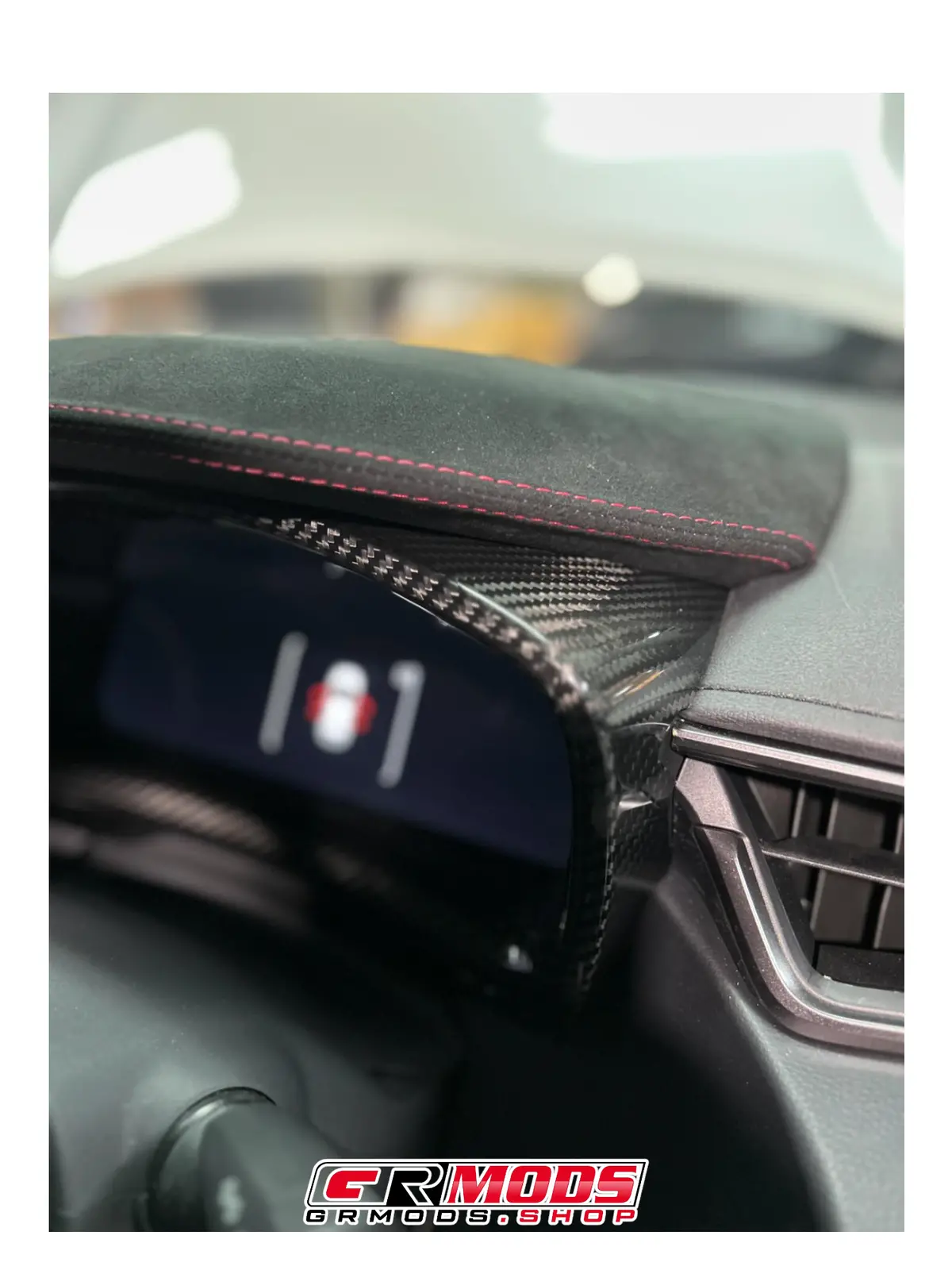 Carbon Fiber Gr Corolla Cluster Inner Cover 1