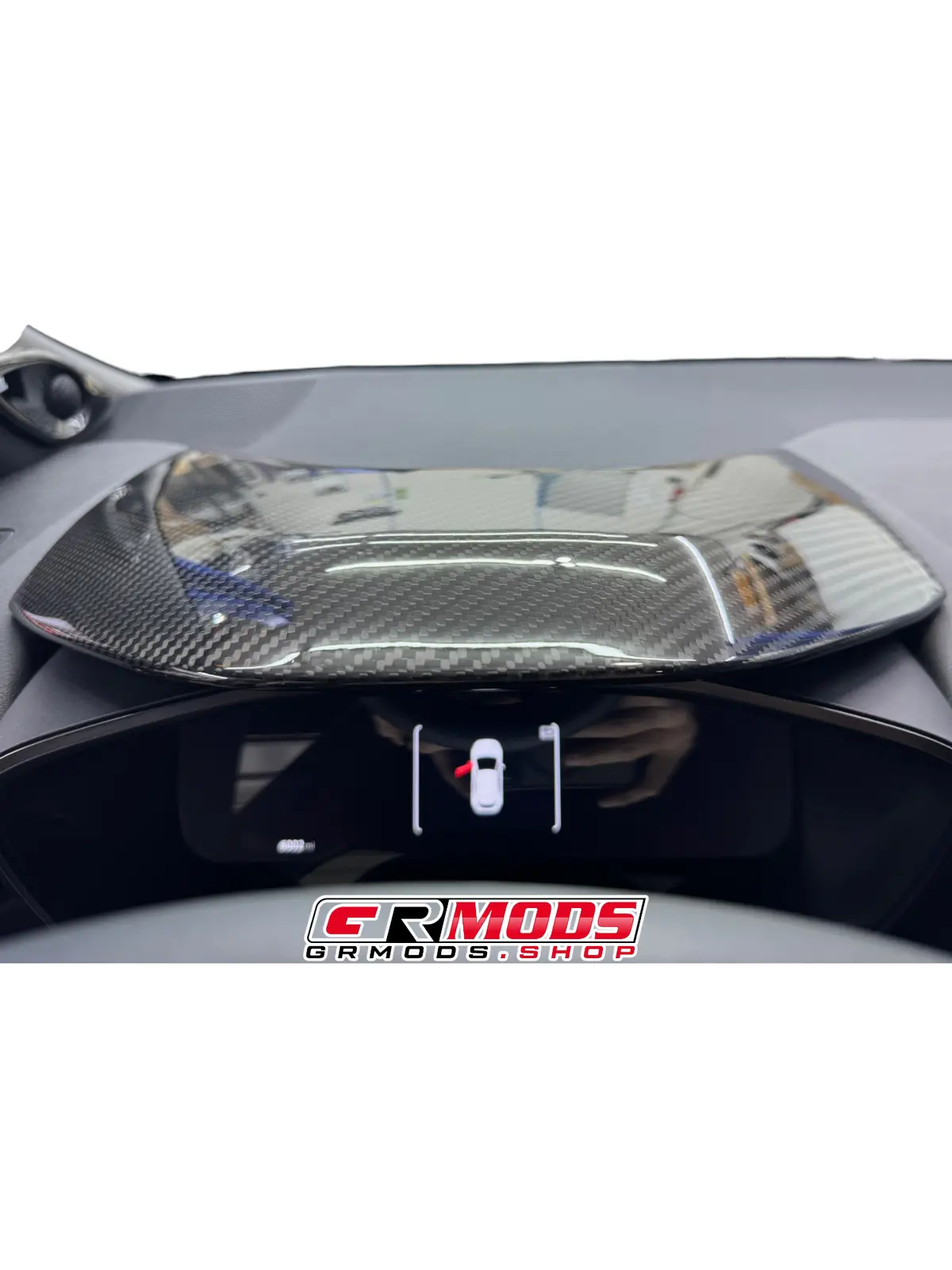 Carbon Fiber Gr Corolla Instrument Cluster Cover 3