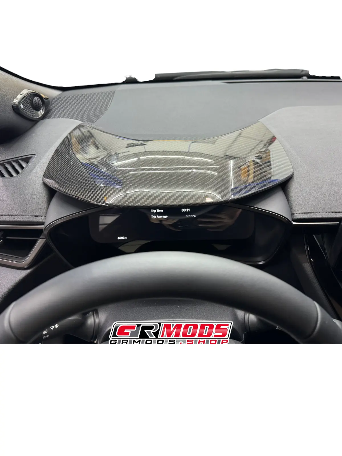 Carbon Fiber Gr Corolla Instrument Cluster Cover 2